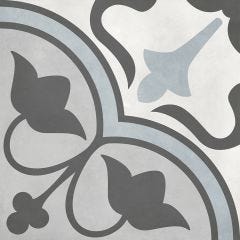 8"x8"Form Tide Clover Deco Porcelain Tile 7.32 Sq-Ft/Box
