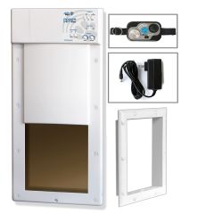 Large Opening Power Pet Door For Door Installation