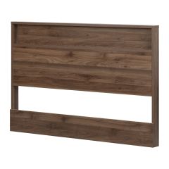 Tao Full/Queen Headboard with Shelf Natural Walnut