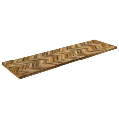 Belanger 72" Chevron Laminated Solid Wood Countertop