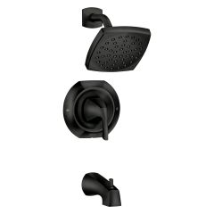 Lindor Tub And Shower Faucet-Matte Black