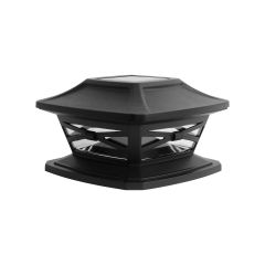 Solar 6 Lumen Black Post Cap Light
