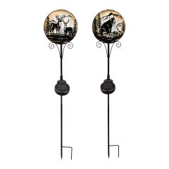 Solar 30" Rustic Animal Silhouette Stake Light