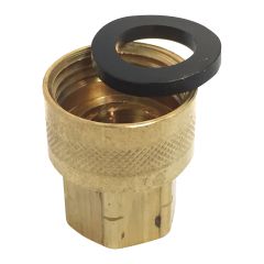 3/4" x 1/2" Brass Swivel Adapter FHT x FIP