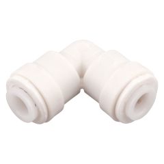 1/4" x 1/4" Polypropylene Push-Fit 90 Degree Elbow