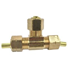 3/8" No-Lead Ander Lign Brass Tee