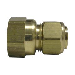 5/8" x 1/2" No-Lead Brass Adapter Compression x FIP
