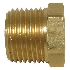 1/2" x 1/8" Brass Hex Bushing MIP x FIP