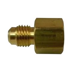 1/2" x 1/2" No-Lead Brass Adapter Flare x FIP