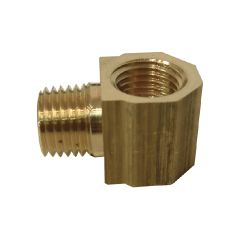 1/4" x 1/4" No-Lead Brass 90 Degree Street Elbow FIP x MIP