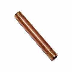 3/4" No-Lead Brass Pipe Nipple Close MIP