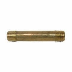 1/8" x 2" No-Lead Brass Pipe Nipple MIP