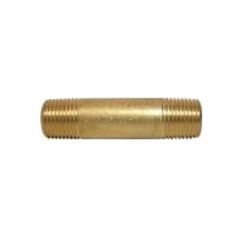1/2" x 3" No-Lead Brass Pipe Nipple MIP
