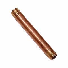 1/2" x 6" No-Lead Brass Pipe Nipple MIP