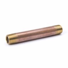 3/4" x 3" No-Lead Brass Pipe Nipple MIP