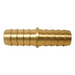 5/16" x 5/16" No-Lead Brass Barb Coupling