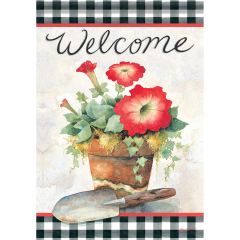 Pretty Petunia Garden Durasoft Flag