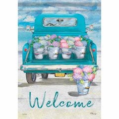 Flower Truck Durasoft Large Flag