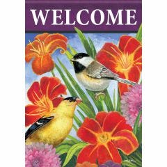 Friendly Welcome Garden Durasoft Flag
