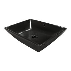 Dallas 19.9" x 16.3" x 5.9" Vessel Sink-Matte Black