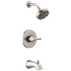 Becker Tub And Shower Faucet-Brushed Nickel