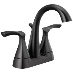 Sandover 2-Handle Lavatory Faucet-Matte Black