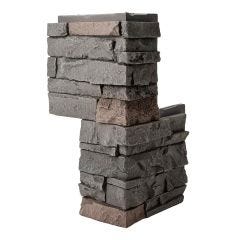 GenStone Coffee Stacked Stone Corner 2.82SF