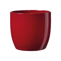 3" Basel Fashion Shiny Pot-Red