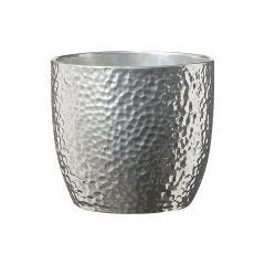 6.5" Boston Pot-Metallic Silver