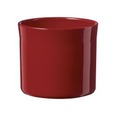 8.5" Miami Shiny Bordeau Pot-Red