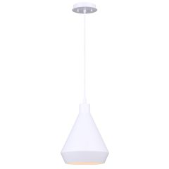 Byck 9" White Pendant