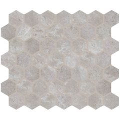 1.5"x1.5" Grey Rochester Porcelain Mosaic Tile 9.72 Sf/Bx