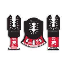 3 Piece Universal Fit Carbide Oscillating Blade Set