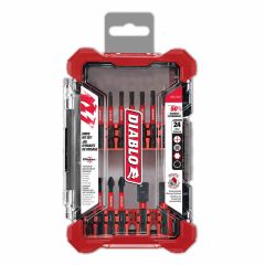 24 Piece Screwdriving Impact Driver Drill Bit Set