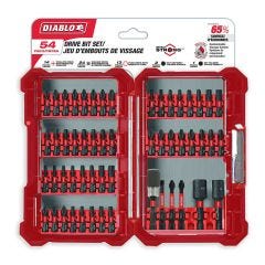 54 Piece Screwdriving Impact Driver Drill Bit Set