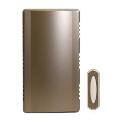 Wireless Battery Operated Doorbell Kit-Satin Nickel