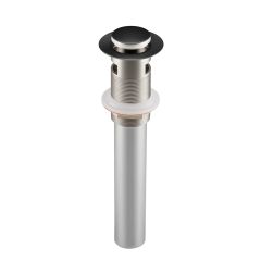 Pop-Up Drain Assembly With Overflow-Matte Black