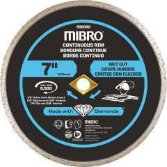 7" Continuous Rim SVS Diamond Blade