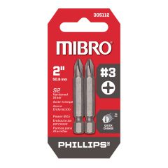 2" #3 Phillips S2 Steel Screwdriver Bit