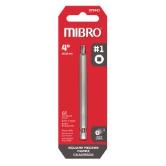 3" #1  Square Recess  Screwdriver Bit
