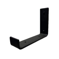 6'' Black Metal J Brackets