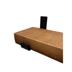 12'' Black Metal J Brackets