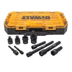 Dewalt Tough Box 10 Piece 3/8" And 1/2" Drive Impact Accesso