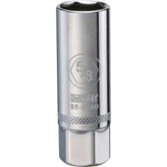 Dewalt 3/8" Drive 5/8" Deep Drive 6 Point Spark Plug Socket
