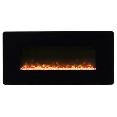 36" Curved Wall-Mounted Electric Fireplace