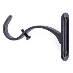 5/8-3/4" Wall/Ceiling Mount Bracket, Black