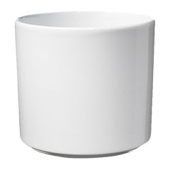 3" Las Vegas Mini Shiny Pot-White