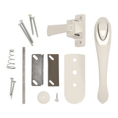 Push Button Euro Handle-White