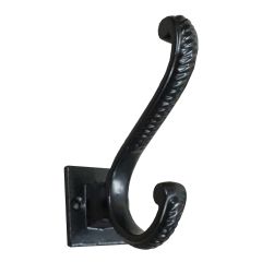 Mare Double Cast Iron Hook-Black