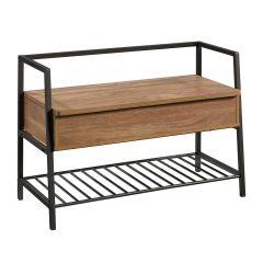 North Avenue Storage Bench Sindoori Mango